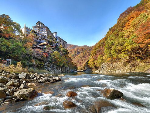 まるのじブログ | 無限城のモデル?旅館「大川荘」の予約や日帰り情報を徹底解説 会津芦ノ牧温泉 大川荘 公式より