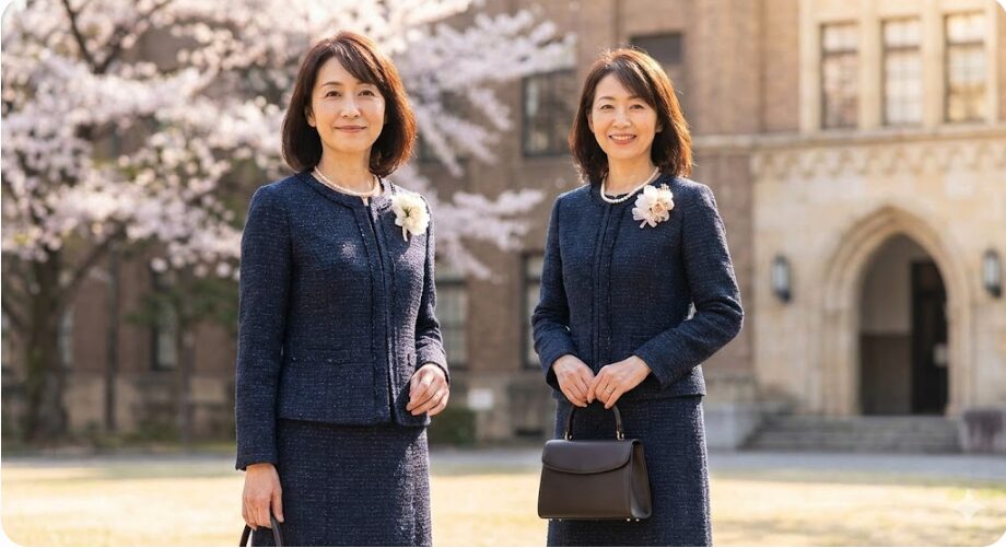 まるのじブログ | 大学入学式や卒業式での母親の服装は？50代が選ぶべき上品コーデを徹底解説
